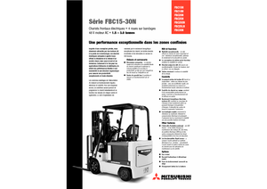 इलेक्ट्रिक फोर्कलिफ्ट Mitsubishi FBC 25 N