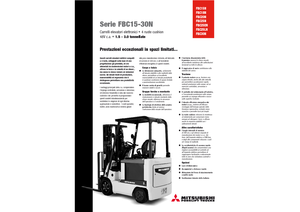 इलेक्ट्रिक फोर्कलिफ्ट Mitsubishi FBC 25 N