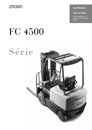 इलेक्ट्रिक फोर्कलिफ्ट Crown FC 4520 2.0