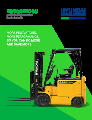 इलेक्ट्रिक फोर्कलिफ्ट Hyundai 25BC-9U