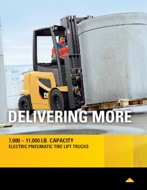 इलेक्ट्रिक फोर्कलिफ्ट Caterpillar 2EP8000