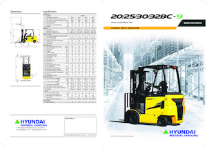 इलेक्ट्रिक फोर्कलिफ्ट Hyundai 32BC-9
