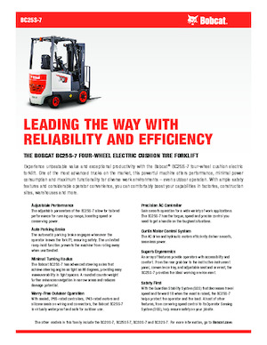 इलेक्ट्रिक फोर्कलिफ्ट Bobcat BC25S-7