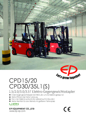 इलेक्ट्रिक फोर्कलिफ्ट EP CPD20L1