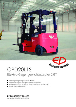 इलेक्ट्रिक फोर्कलिफ्ट EP CPD20L1S