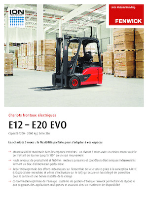 इलेक्ट्रिक फोर्कलिफ्ट Linde E16C EVO 