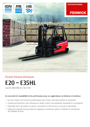 इलेक्ट्रिक फोर्कलिफ्ट Linde E25/600H