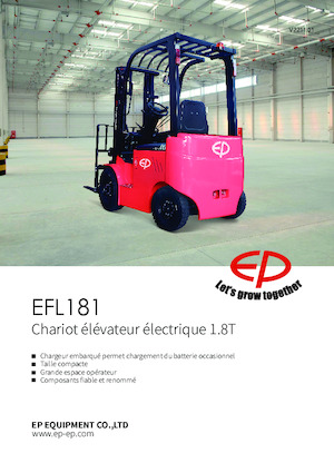 इलेक्ट्रिक फोर्कलिफ्ट EP EFL181