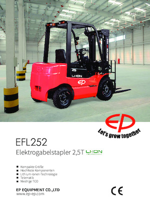 इलेक्ट्रिक फोर्कलिफ्ट EP EFL252