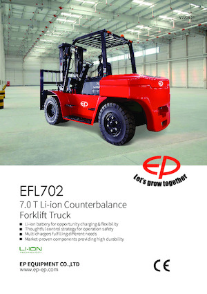 इलेक्ट्रिक फोर्कलिफ्ट EP EFL702