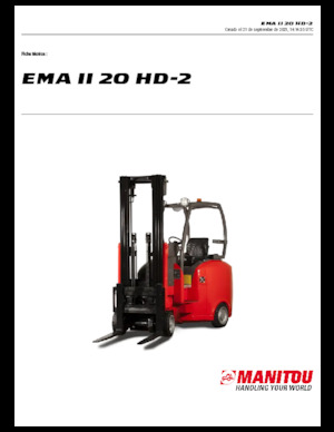 इलेक्ट्रिक फोर्कलिफ्ट Manitou EMA II 20 HD-2