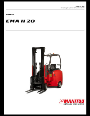 इलेक्ट्रिक फोर्कलिफ्ट Manitou EMA II 20