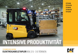 इलेक्ट्रिक फोर्कलिफ्ट Caterpillar EP25ACN