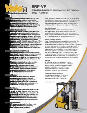 इलेक्ट्रिक फोर्कलिफ्ट Yale ERP040VF