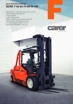 इलेक्ट्रिक फोर्कलिफ्ट Carer F 80 HD² 