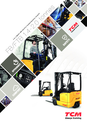 इलेक्ट्रिक फोर्कलिफ्ट TCM FTB18-E3