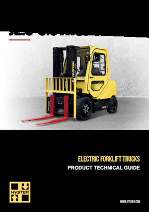 इलेक्ट्रिक फोर्कलिफ्ट Hyster J3.0XTLG