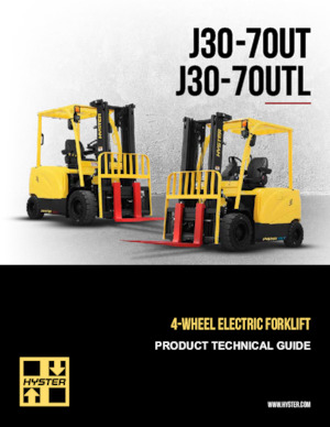 इलेक्ट्रिक फोर्कलिफ्ट Hyster J60UT