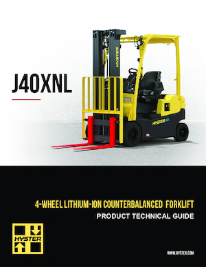 इलेक्ट्रिक फोर्कलिफ्ट Hyster J40XNL