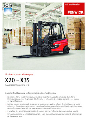 इलेक्ट्रिक फोर्कलिफ्ट Linde X35