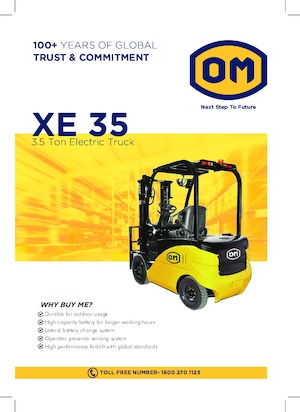 इलेक्ट्रिक फोर्कलिफ्ट OM XE35