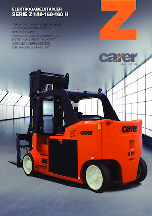 इलेक्ट्रिक फोर्कलिफ्ट Carer Z 160 H 