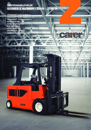 इलेक्ट्रिक फोर्कलिफ्ट Carer Z 80/900 H 