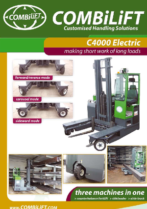 डीजल मल्टीडायरेक्शनल फोर्कलिफ्ट Combi-Lift C 4000 E
