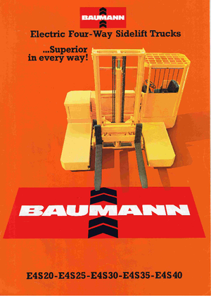 इलेक्ट्रिक मल्टीडायरेक्शनल फोर्कलिफ्ट Baumann E4S 20/16/33