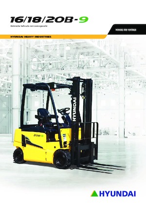इलेक्ट्रिक फोर्कलिफ्ट Hyundai 18B-9