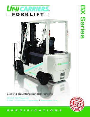 इलेक्ट्रिक फोर्कलिफ्ट UniCarriers BXP50N