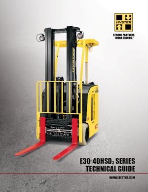 इलेक्ट्रिक फोर्कलिफ्ट Hyster E35HSD3