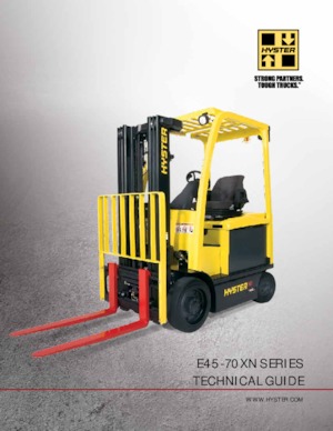 इलेक्ट्रिक फोर्कलिफ्ट Hyster E55XN