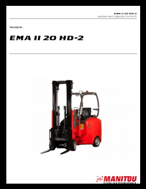 इलेक्ट्रिक फोर्कलिफ्ट Manitou EMA II 20 HD-2