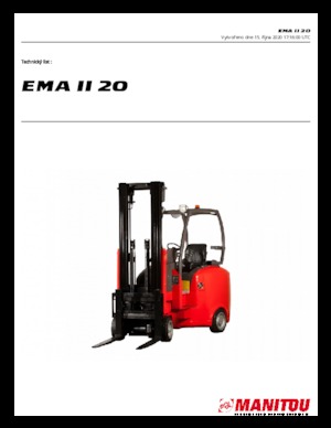 इलेक्ट्रिक फोर्कलिफ्ट Manitou EMA II 20