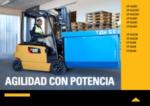 इलेक्ट्रिक फोर्कलिफ्ट Caterpillar EP18ACNT