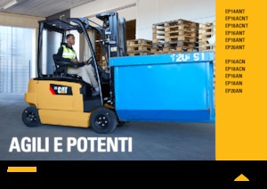 इलेक्ट्रिक फोर्कलिफ्ट Caterpillar EP18ACNT