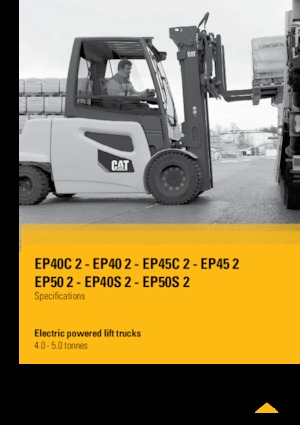 इलेक्ट्रिक फोर्कलिफ्ट Caterpillar EP40C 2