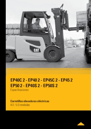 इलेक्ट्रिक फोर्कलिफ्ट Caterpillar EP40C 2