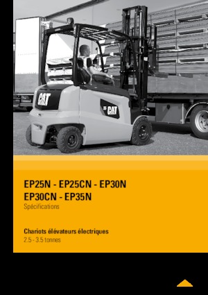 इलेक्ट्रिक फोर्कलिफ्ट Caterpillar EP40C 2