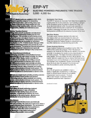 इलेक्ट्रिक फोर्कलिफ्ट Yale ERP040VT