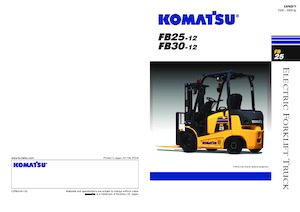 इलेक्ट्रिक फोर्कलिफ्ट Komatsu FB25-12