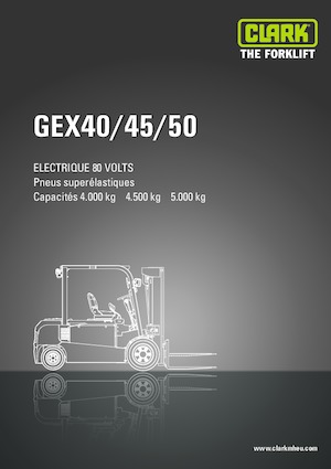 इलेक्ट्रिक फोर्कलिफ्ट Clark GEX 40