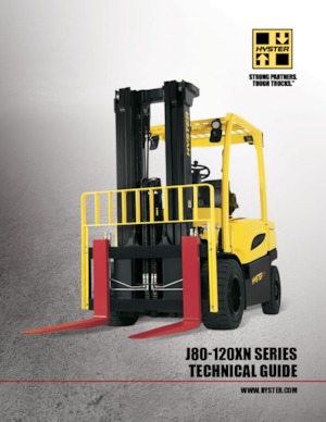 इलेक्ट्रिक फोर्कलिफ्ट Hyster J80XN