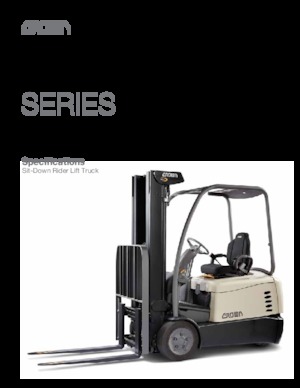 इलेक्ट्रिक फोर्कलिफ्ट Crown SC 524X-35