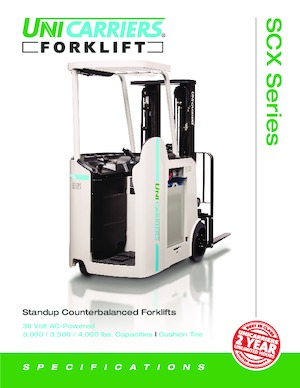 इलेक्ट्रिक फोर्कलिफ्ट UniCarriers SCX30SN