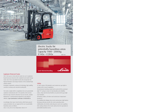 इलेक्ट्रिक फोर्कलिफ्ट Linde E 20 EX PL