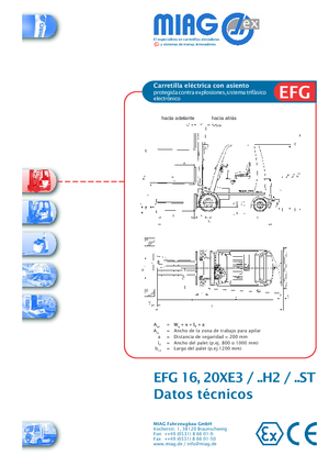 ईएक्स इलेक्ट्रिक एक्सप्लोजन-प्रूफ फोर्कलिफ्ट Miag EFG 16 XE 3