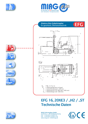 ईएक्स इलेक्ट्रिक एक्सप्लोजन-प्रूफ फोर्कलिफ्ट Miag EFG 16 XE 3