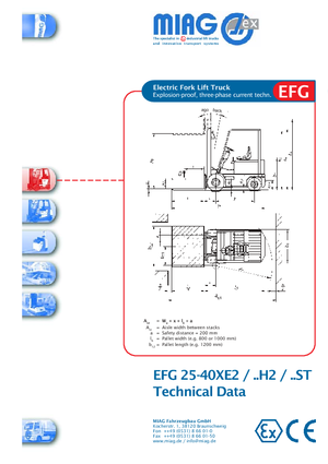 ईएक्स इलेक्ट्रिक एक्सप्लोजन-प्रूफ फोर्कलिफ्ट Miag EFG 35 XE 2